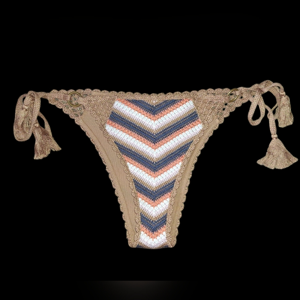 Aerie Crochet Chevron Bikini Bottom- NWT